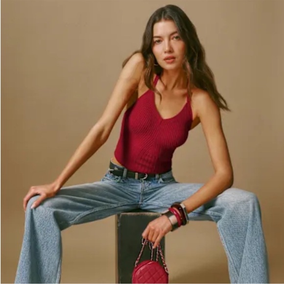 NWT • Delia sweater top in lipstick - Picture 2 of 7